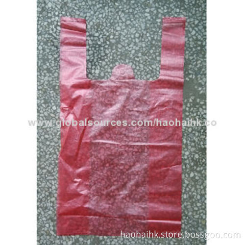 Vest Biodegradable Plastic Bag, Customized Designs and Logos Welcomed